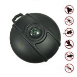 Repellente per insetti elettronico multifunzionale ad ultrasuoni per bussola portatile solare da esterno
