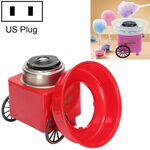 Carrello retrò Mini Cotone Candy Machine, Specifica: U.S.Regolamento 110 V (rosso)