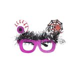 Decorazione per feste di Halloween Occhiali da mascherata Costume di scena Ragno Occhio Teschio