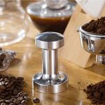 Polvere di caffè integrata con manico in legno massello in acciaio inossidabile, specifica: 58 mm, colore: integrazione in alluminio