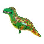 2 Pz Dinosauro Modellazione di alluminio Palloncino Balloon Bambini Decorazione di compleanno Decorazione del partito Forniture per feste Giocattolo, Dimensioni: grande, Stile: Dinosauro Spotted Green