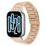 Cinturino per orologio magnetico in acciaio a tre grani da 20 mm (oro rosa)