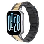 Cinturino per orologio magnetico in acciaio a tre grani da 20 mm (oro nero)