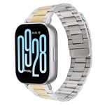 Cinturino per orologio magnetico in acciaio a tre grani da 20 mm (argento e oro)