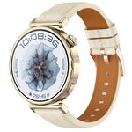 Cinturino per orologio con fibbia in oro rosa in pelle quadrata da 20 mm (albicocca)