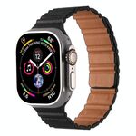 Cinturino magnetico in pelle PU per Apple Watch 42 mm / 41 mm / 40 mm / 38 mm (nero)
