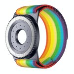Supporto per telefono con aromaterapia MagSafe, cinturino sportivo (nero + arcobaleno)