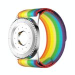 Supporto per telefono con aromaterapia MagSafe, cinturino sportivo (argento + arcobaleno)