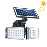 42 LED Home Cortile Impermeabile Doppia Teste Girevole Solar Wall Light Lampione