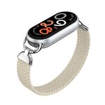 Per Xiaomi Smart Band 10/9/8, cinturino in nylon intrecciato con testa in metallo, taglia: M (colore Starlight)