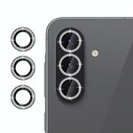 Per Samsung Galaxy A56 5G Klebol - Protezione per obiettivo fotocamera con anello diamantato (nero)