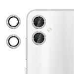 Per Samsung Galaxy A05 Klebol - Protezione individuale per obiettivo fotocamera con anello di diamanti (argento)