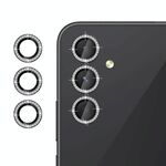 Per Samsung Galaxy A14 5G Klebol - Protezione per obiettivo fotocamera con anello diamantato (nero)