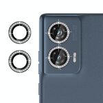Per Motorola Edge 50 Fusion 5G Klebol - Protezione per obiettivo fotocamera con anello diamantato (nero)