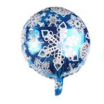 5 pezzi Fermata a forma di fiocco di neve a forma di fiocco di neve Palloncino in alluminio, dimensioni: 45 × 45 cm fiocco di neve