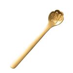 Cucchiaio da dessert in acciaio inossidabile Creative Cat Claw Coffee Spoon, Stile: Cat Claw Spoon, Colore: Gold