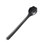 Cucchiaio da dessert in acciaio inossidabile Creative Cat Claw Coffee Spoon, Stile: Cat Claw Spoon, Colore: Nero