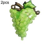 2 pezzi Cartone animato Verdure e frutta Pellicola in alluminio Palloncino per bambini Decorazione del partito Forniture Giocattoli gonfiabili (uva)