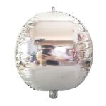 Vacanze festa decorazione di nozze 4D colorato specchio rotondo palloncino, specifica: 22 pollici 4D (argento)