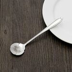 Cucchiaio da caffè creativo da 3 pezzi in acciaio inossidabile per uso domestico, cucchiaio da caffè, stile: cucchiaio da fiori viola