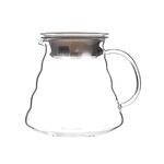 Caffettiera in vetro per caffè fatta a mano resistente al calore, pentola per condivisione del caffè, specifica: vaso in vetro da 350 ml