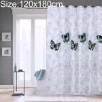 Tende da bagno lavabili con doccia in poliestere impermeabile a farfalla, dimensioni: 120x180 cm