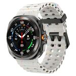 Cinturino in silicone con doppia fibbia e pois colorati per Samsung Galaxy Watch Ultra 47mm (Starlight)