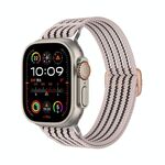 Cinturino per Apple Watch da 46 mm / 49 mm / 45 mm / 44 mm in nylon traspirante con intreccio a filo (rosa)