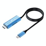 Cavo adattatore YCE-V286A da tipo C a HDMI2.1 8K (blu)