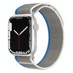Cinturino per Apple Watch 46 mm / 49 mm / 45 mm / 44 mm xDfind in nylon a doppia sezione (grigio blu)