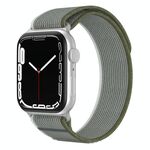 Cinturino per Apple Watch 46 mm / 49 mm / 45 mm / 44 mm xDfind in nylon a doppia sezione (grigio verde)