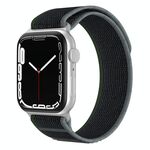 Cinturino per Apple Watch 46 mm / 49 mm / 45 mm / 44 mm xDfind in nylon a doppia sezione (nero e blu)