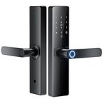 Serratura elettronica con impronta digitale e password Z17 Tuya Smart WiFi, dimensioni del corpo della serratura: 18 cm (nero)