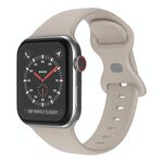 Cinturino in silicone con fibbia a farfalla xDfind per Apple Watch 42 mm / 41 mm / 40 mm / 38 mm (grigio roccia)