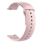 Cinturino per orologio in silicone Pure Color xDfind da 22 mm (rosa sabbia)