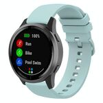 Cinturino per orologio in silicone piatto xDfind da 20 mm (verde smeraldo)