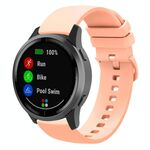 Cinturino per orologio in silicone piatto xDfind da 22 mm, colore puro (rosa)