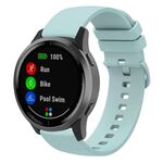 Cinturino per orologio in silicone piatto xDfind da 22 mm (verde smeraldo)