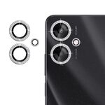 Per Redmi 13C 5G Klebol - Protezione per obiettivo fotocamera individuale con anello di diamanti (argento)