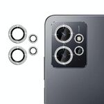 Per Redmi Note 12 4G Klebol - Protezione per obiettivo fotocamera individuale con anello di diamanti (argento)
