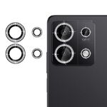 Per Redmi Note 13 Pro 4G Klebol - Protezione per obiettivo fotocamera individuale con anello di diamanti (nero)