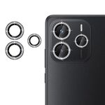 Per Redmi Note 14 4G 164,84 mm Klebol Protezione per obiettivo fotocamera individuale con anello di diamanti (nero)