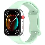 Cinturino in silicone con fibbia a farfalla per Huawei Watch Fit 4 Slim (verde menta)