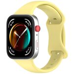 Cinturino in silicone con fibbia a farfalla per Huawei Watch Fit 4 Slim (giallo)