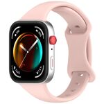 Cinturino in silicone con fibbia a farfalla per Huawei Watch Fit 4 Slim (rosa chiaro e arancione)