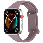 Cinturino in silicone con fibbia a farfalla per Huawei Watch Fit 4 Slim (viola fumo)
