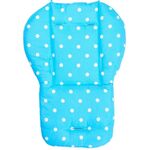 Cuscino per passeggino impermeabile per passeggino per bambini Sedia per allattamento materassino spesso (blu)