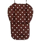 Cuscino per passeggino impermeabile per passeggino per bambini Sedia per allattamento tappetino spesso (caffè)