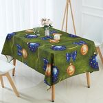 Tovaglia impermeabile in lino criptato per uso domestico, dimensioni: 140x180 cm (verde)