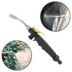 Pistole ad acqua da giardino Bacchetta per tubo flessibile con ugello a spruzzo ad alta pressione multifunzione in acciaio inossidabile, specifica: 30 cm